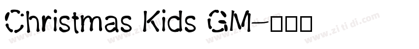 Christmas Kids GM字体转换